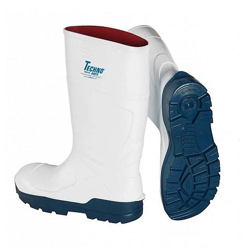 Techno Boots Beyaz �elik Burunlu S4 �� �izmesi