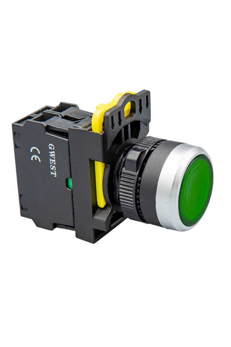 Gwest A5-10D 1NO Led Işıklı Yaylı Start Buton