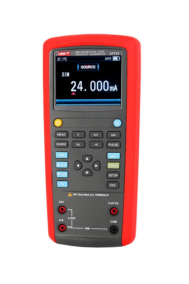 Unit UT715 Çok Fonksiyonlu Loop Proses Kalibratörü