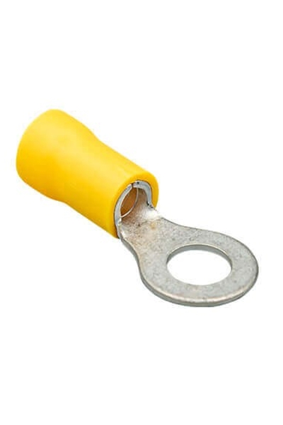Gwest GYU-406 4.0-6.0mm2 100 Adet Yuvarlak Tip İzoleli Kablo Ucu