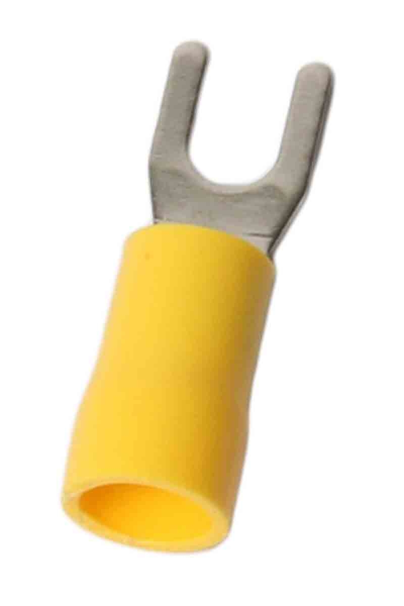 Gwest GÇU-4006 4.0-6.0mm2 100 Adet Çatal Tip İzoleli Kablo Ucu