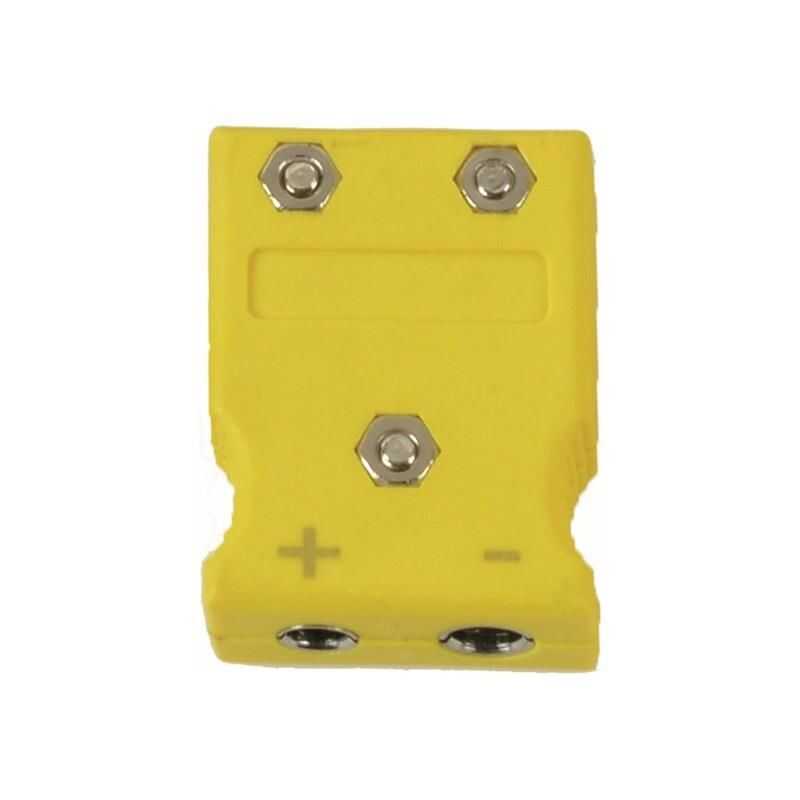 ISISO CK-45SR-Dişi - NiCr-Ni Termokupl Priz Sarı