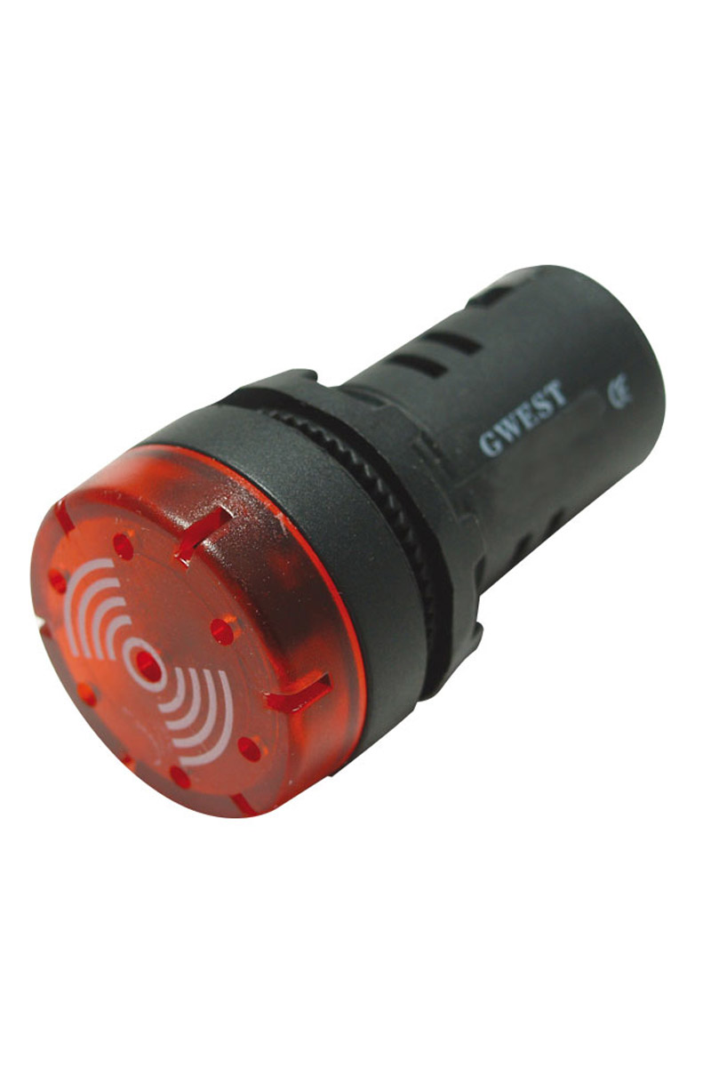 Gwest 22DS-MS24 24V 22mm Sesli Led Flaşör İkazlı Buzzer
