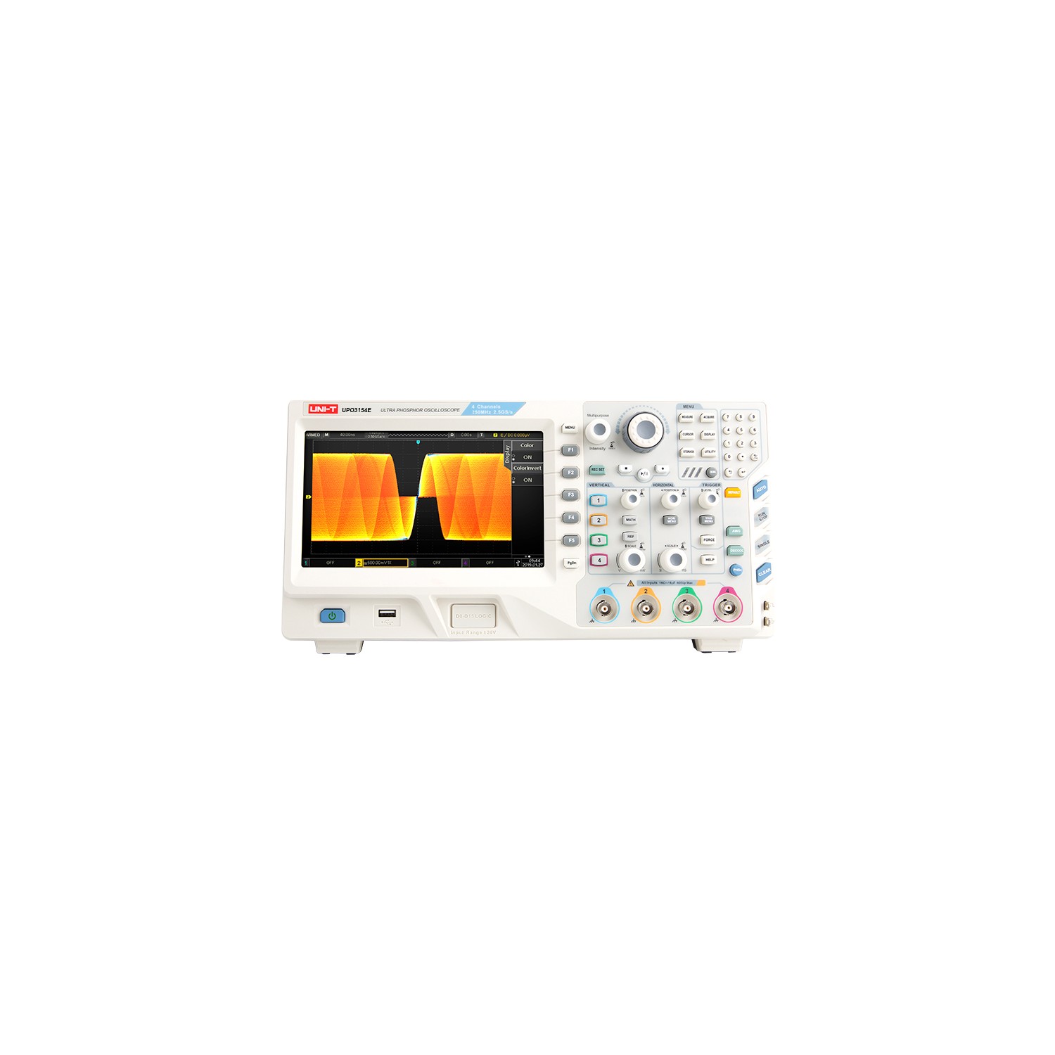 Unit UPO3154E 150Mhz Dört Kanallı Dijital Hafızalı Ultra Fosforlu Osiloskop