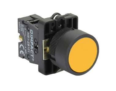 Impact 22mm Yaylı Buton Sarı NO MB3-EA510