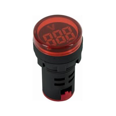 AD136-22DSV-K 24-450V AC Voltmetre - Kırmızı