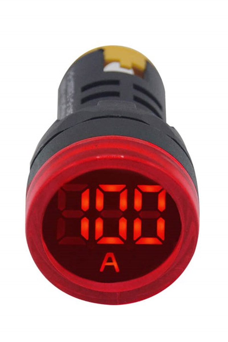 Gwest 22 AS-K 100A Kırmızı AD-116 Serisi Ampermetre