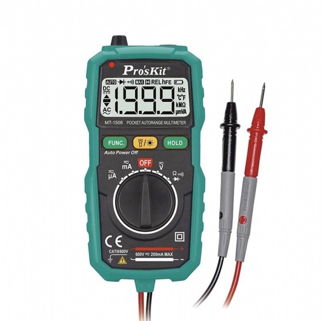 Proskit MT-1508 Proskit Cep Tipi Autorange Multimetre