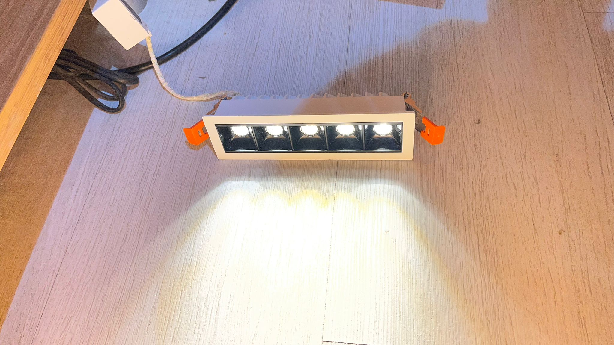 5x2 Watt Mercekli Sıva Altı LED Spot 3000K Gün Işığı