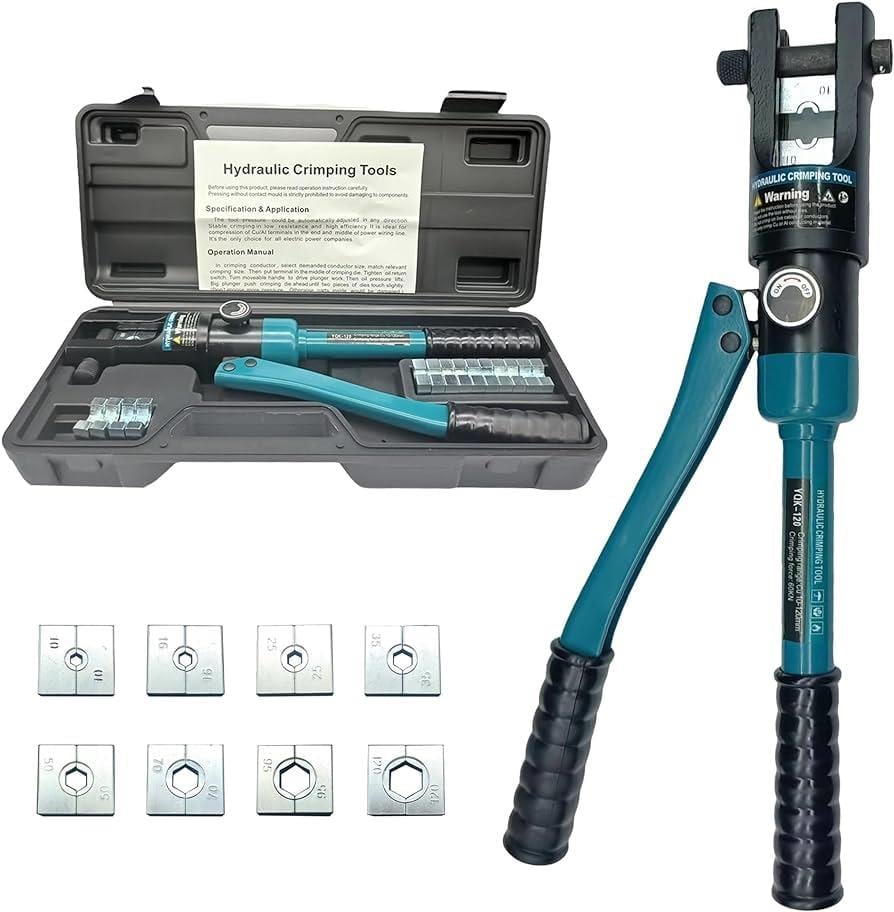 YQK-120 10 - 120 mm² Hidrolik SKP Sıkma Pensesi Çantalı