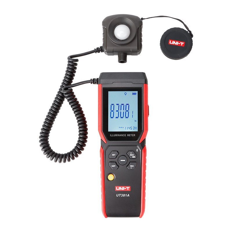 UNIT  UT-381A Akıllı Dijital Aydınlatma Ölçer, 400000Lx lüks Ölçer, Veri Depolama, Bluetooth İletişimi,