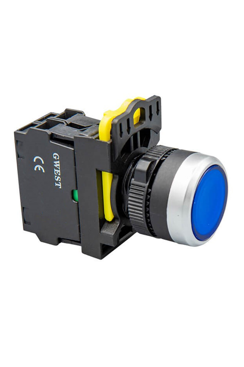 Gwest A5-21D-24 1NO Led Işıklı Yaylı Start Buton