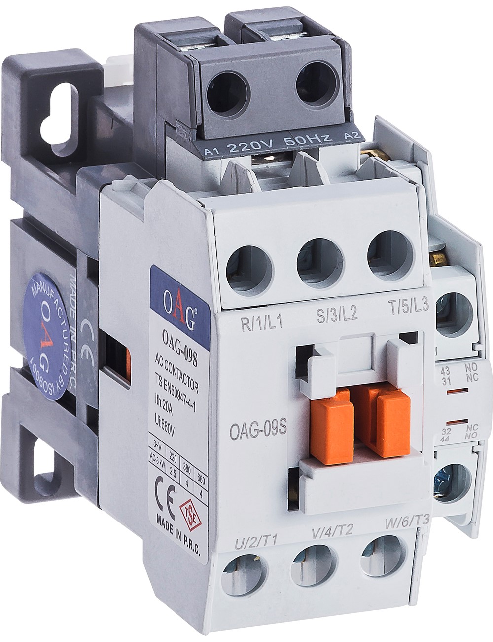 OAG S50   50 Amper 22 kw Kontaktör 220v Ac ( lg tipi )