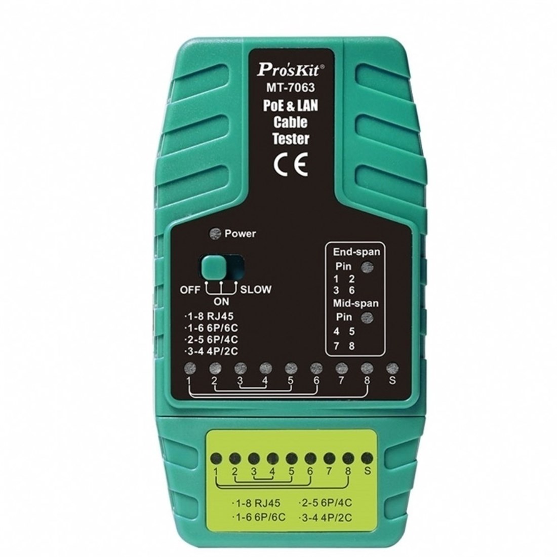 Proskit MT-7063 Proskit PoE LAN Kablo Test Cihazı