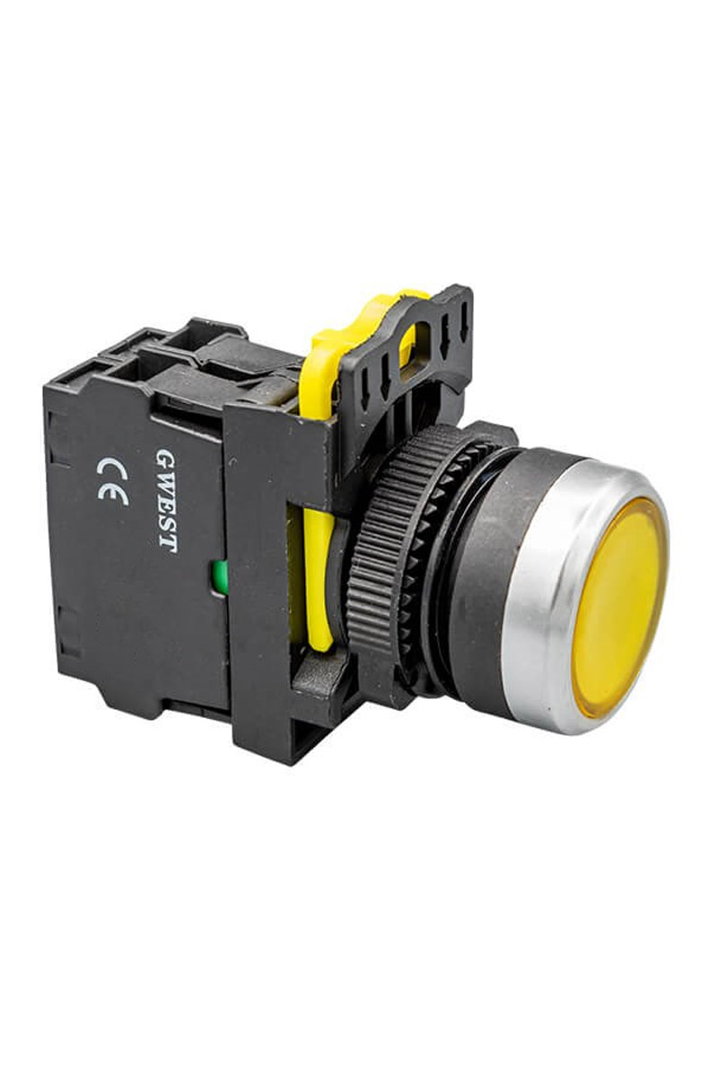 Gwest A5-11D-24 1NO Led Işıklı Yaylı Start Buton