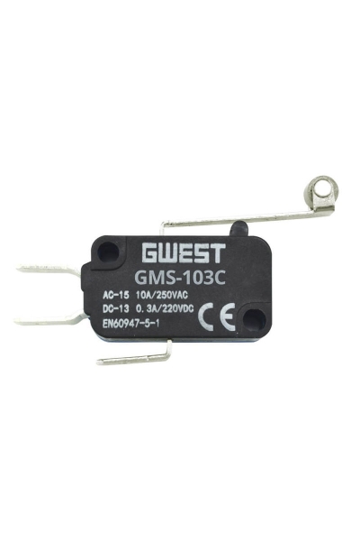 Gwest GMS-103C 10A Uzun Kollu Metal Makaralı Mikro Switch