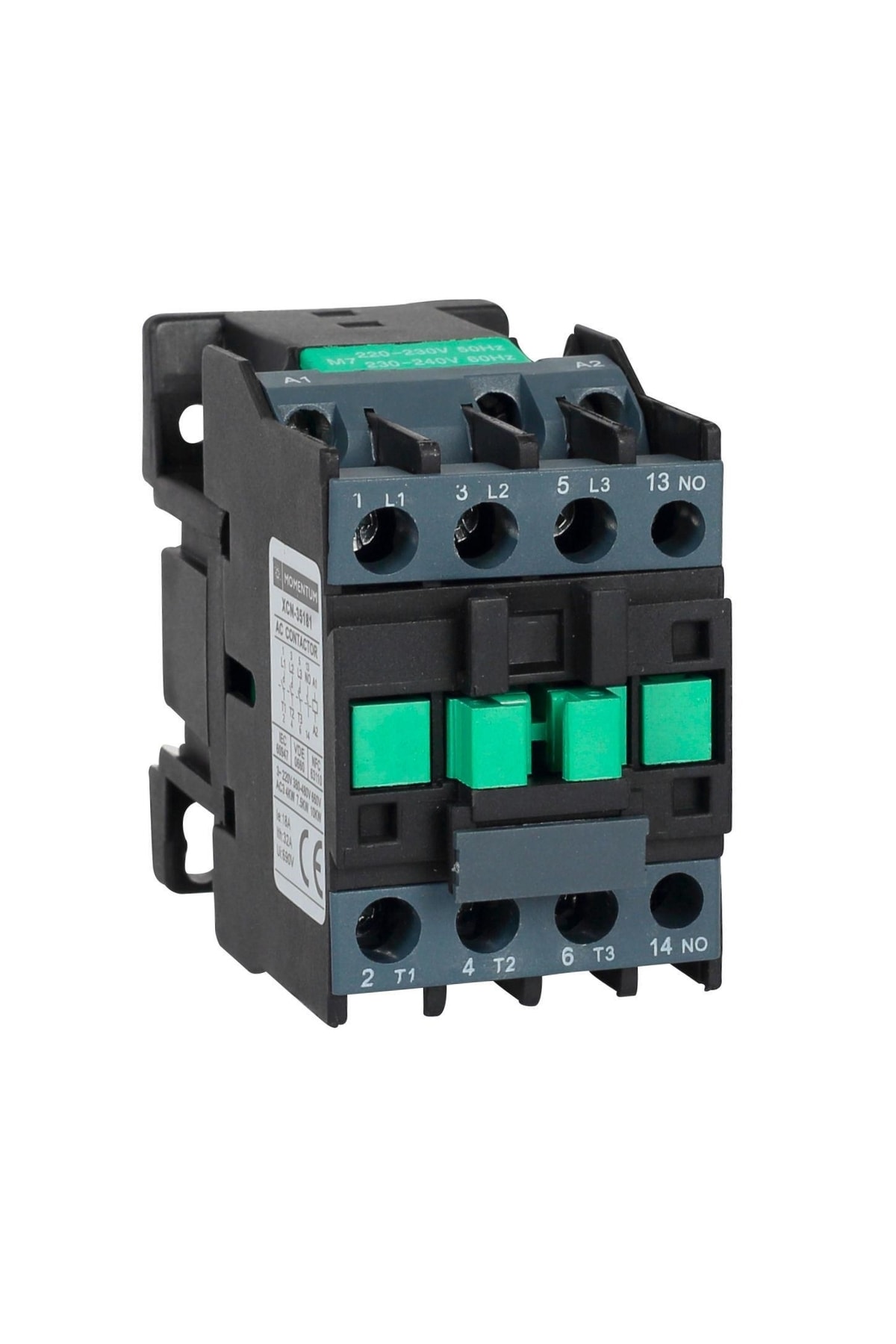 Momentum Kontaktör 18A 7.5kW 1NO XCN-35181 Normalde Açık Kontak