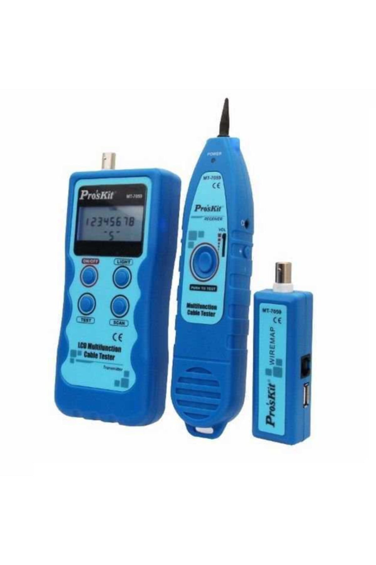 Proskit Mt-7059 Lcd Ekranlı Kablo Test Seti
