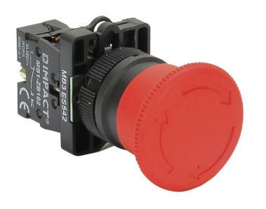Impact 22mm Acil Stop Butonu Kırmızı NC MB3-ES542