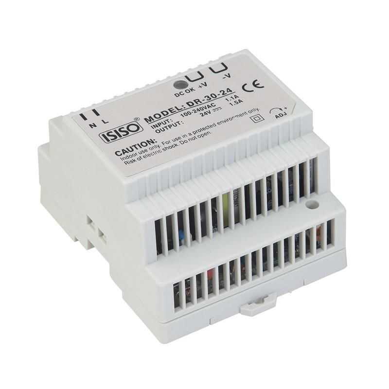IHDR-30-12 - 30W 12VDC 2A Raya Montajlı Güç Kaynağı