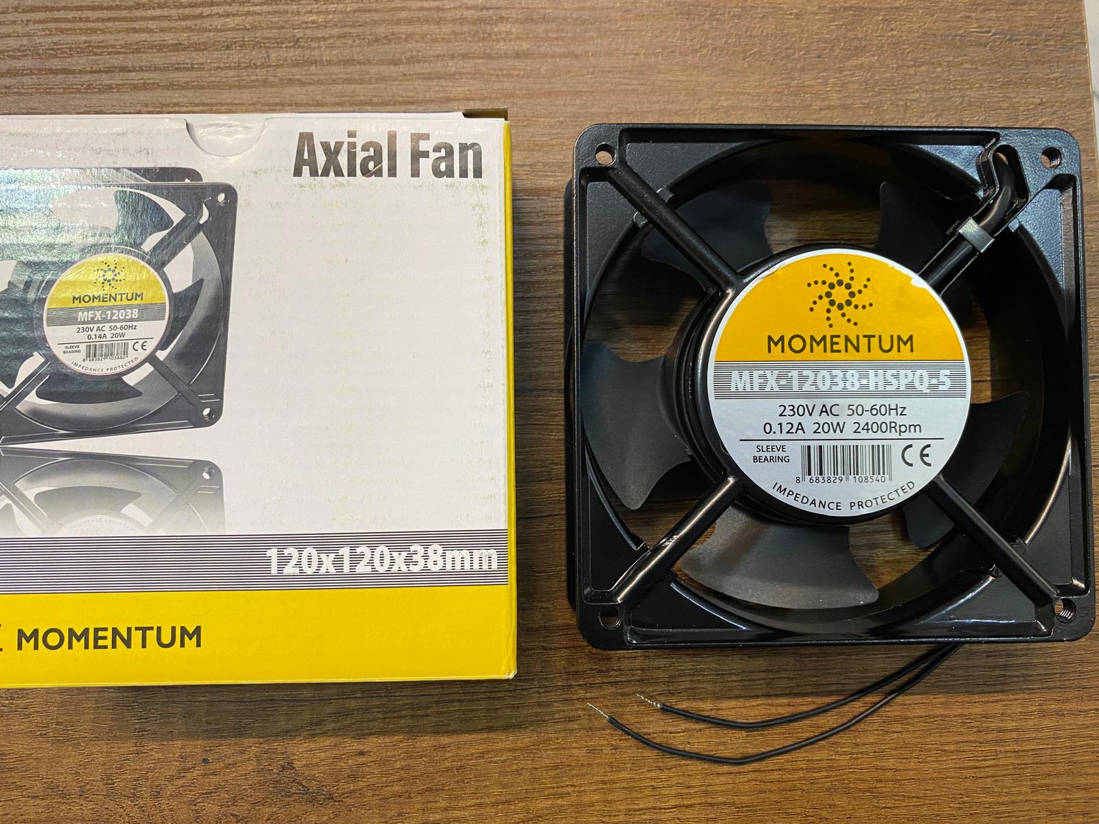 12x12x38 220V AC Kare Fan