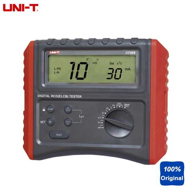 Unit UT-586 Dijital Kaçak Koruma Şalteri Test RCD Tedbir AC Gerilim Testi