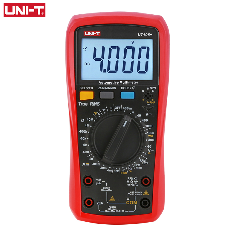 Unit UT105+ Otomotiv Multimetre
