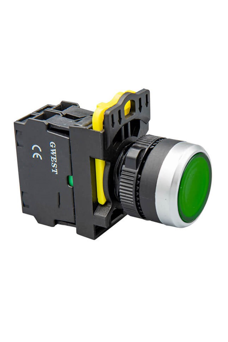 Gwest A5-10D-24 1NO Led Işıklı Yaylı Start Buton