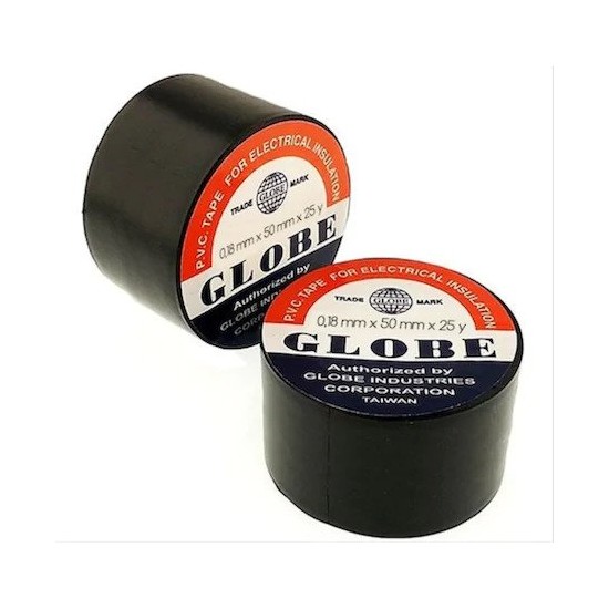 GLOBE MARKA SİYAH 0.18MM*50MM*25YRD GENİŞ İZOLE BANT