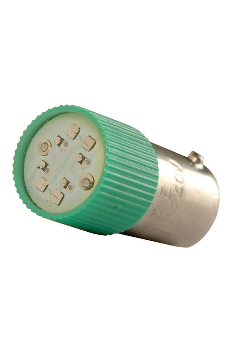 Gwest BA9S Led Ampul 110V.AC-DC Yeşil Led Ampul