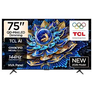 TCL 75T8DGTV 4K QD-MINILED DIMMING 75