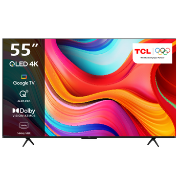 TCL55T8BGTV 144HZ QLED 4K  UHD  GOOGLE TV