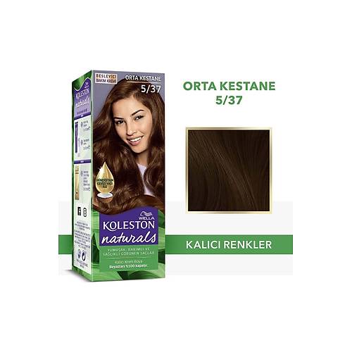 Wella Koleston Naturals Sa Boyas 5/37 Orta Kestane