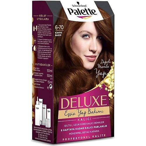 palette Deluxe 6-70 Kahve Bakr Sa Boyas