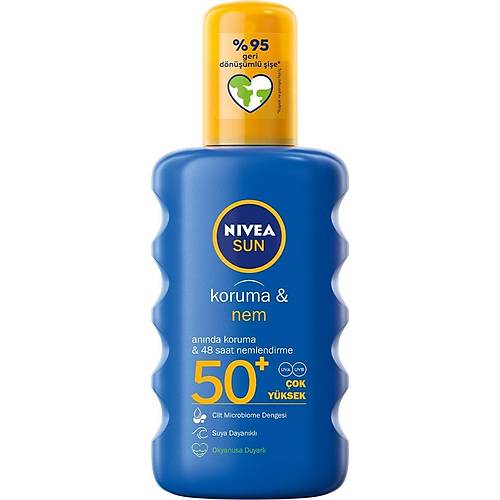 Nivea Sun Koruma&Nem Nemlendirici Gne Spreyi Gkf 50+ 200 Ml