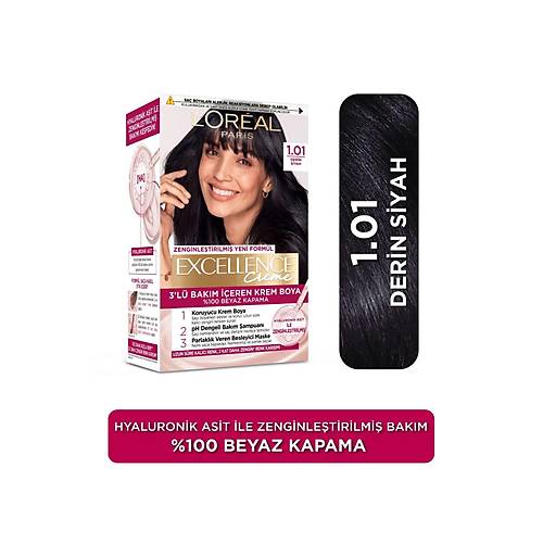 L'oral Paris Excellence Creme Sa Boyas 1.01 Derin Saf Siyah