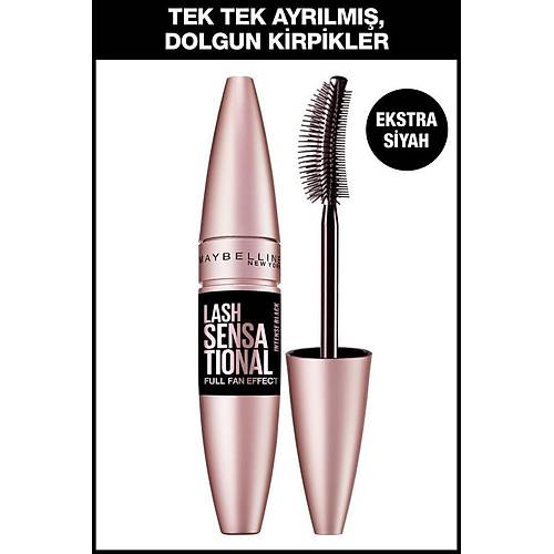 Maybelline New York Lash Sensational Yelpaze Etkili Intense Black