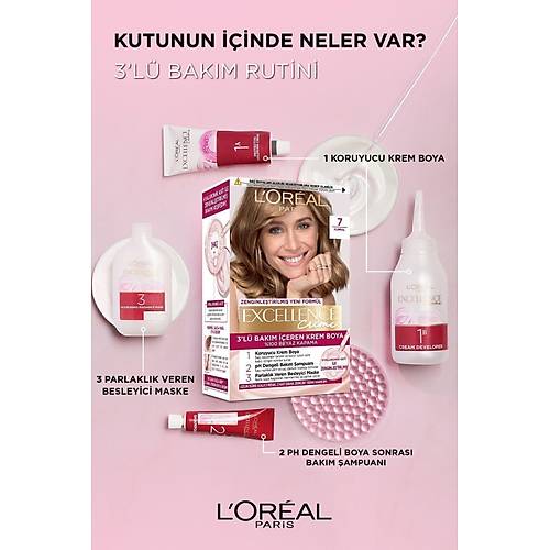 L'oral Paris Excellence Creme Sa Boyas - 6 Ak Kahve