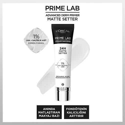 L'oral Paris Prime Lab Matte Setter Matlatrc Makyaj Baz