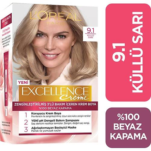 L'Oral Paris Excellence Creme Sa Boyas 9.1 Sar Kll