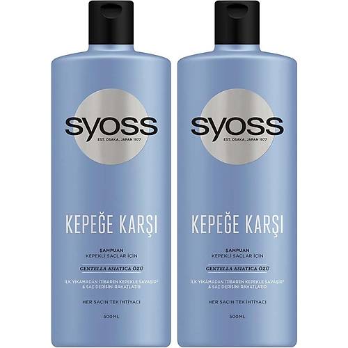 Syoss Kepee Kar ampuan 500 Ml X 2 Adet