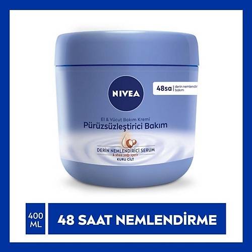 Nivea Przszletirici El & Vcut Bakm Kremi 400ml, Kuru Ciltler +Nivea Youn Nemlendirici El & V