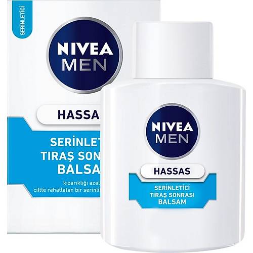 NIVEA Men Hassas Serinletici Tra Sonras Balsam 100ml, Hassas Ciltler,Alkolsz Forml