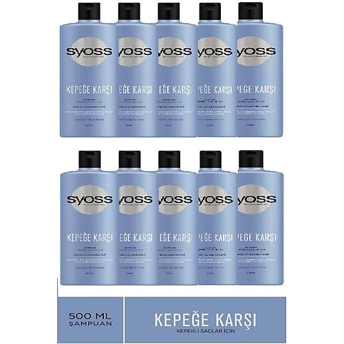 Syoss Kari ampuan 500 Ml X 10 Adet ( Koli )