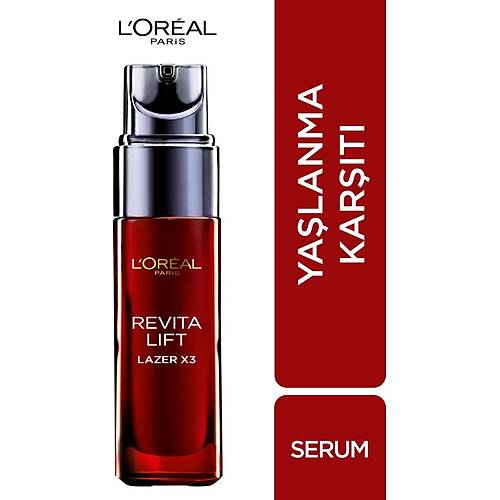 L'Oral Paris Revitalift Lazer X3  Kart Bakm Serum 30 ml