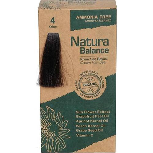 Natura Balance Krem Sa Boyas 4 Kahve 60ML