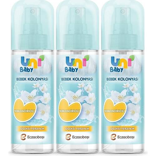 Uni Baby Kolonya ieksi Kokular 150 ml x 3 Adet