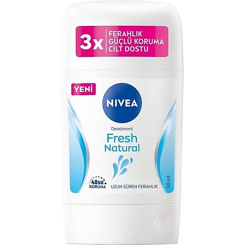 Nivea Kadn Stick Deodorant Fresh Natural 48 Saat Deodorant Korumas 50 ml