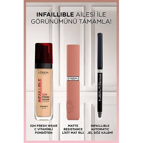 L'oreal Paris Infaillible Matte Resistance Likit Mat Ruj - 645 Crush Alert