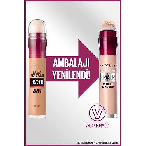 Maybelline New York Instant Anti Age Eraser Kapatc 08 Buff